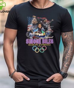 Simone Biles Golden Girl Of Gymnastics T Shirt