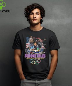 Simone Biles Golden Girl Of Gymnastics T Shirt