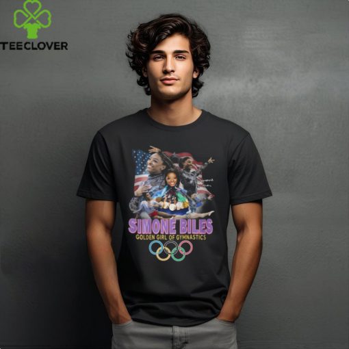 Simone Biles Golden Girl Of Gymnastics T Shirt