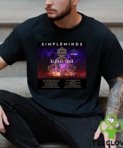 Simple Minds Tour 2024 Tickets Merch, Simple Minds Songs Shirt, Simple Minds Global Tour 2024 Tee, Simple Minds Tour Dates 2024 With very Special Guests Del Amitri Shirt