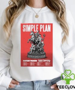 Simple Plam Hard As Rock Tour 2024 Europe UK Merch, Simple Plam Tour Dates 2023 Shirt, Simple Plam UK and European Tour With State Champs, Mayday Parade T Shirt