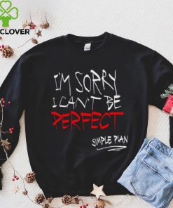 Simple Plan I’m Sorry I Can’t Be Perfect Shirt