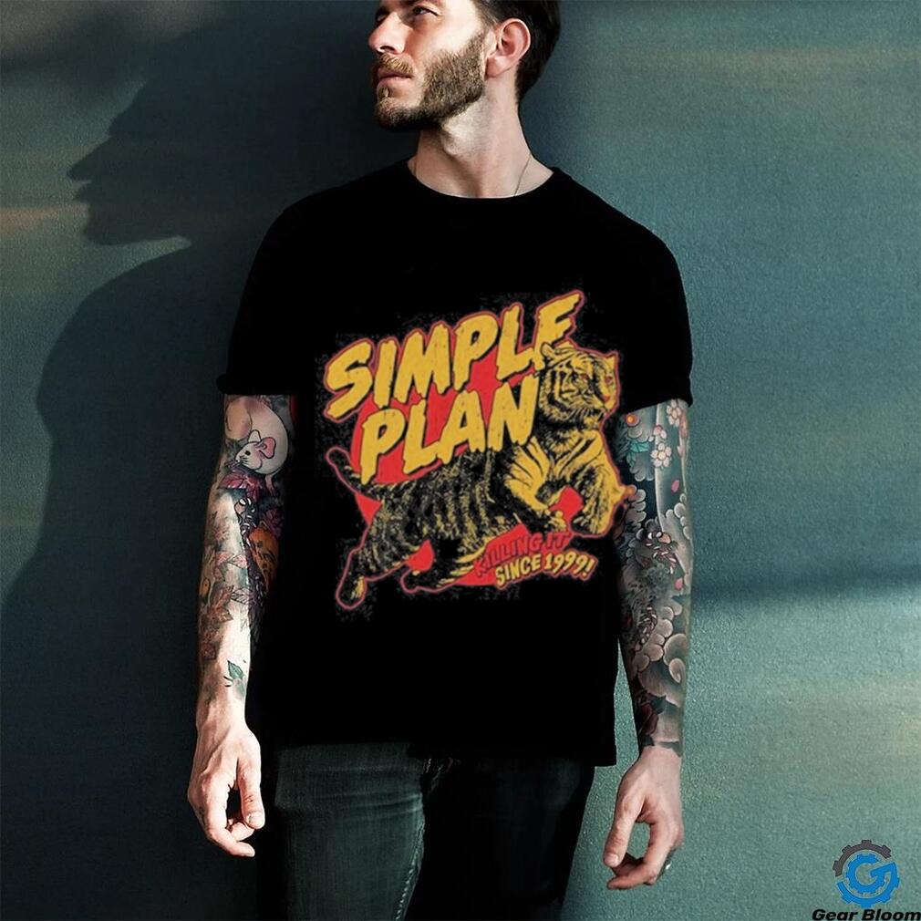 Simple Plan Killing It Since 1999 Tiger Shirt Simple Plan Killing It Since 1999 Tiger Shirt