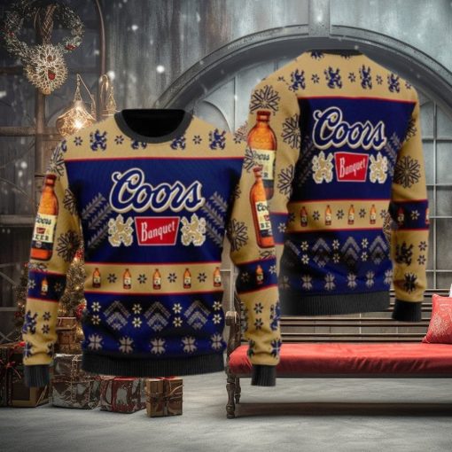 Simplee Coors Banquet Christmas Gift Sweater All Over Print 3D Sweater