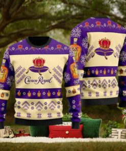 Simplee Crown Royal Christmas Gift Sweater All Over Print 3D Sweater