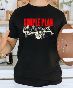 Simpleplan Live skeleton shirt