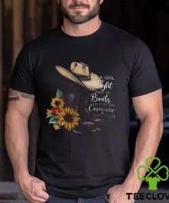 Simply Love Full Size Cowboy Hat & Boots Graphic Cotton T shirt