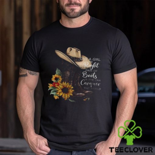 Simply Love Full Size Cowboy Hat & Boots Graphic Cotton T hoodie, sweater, longsleeve, shirt v-neck, t-shirt