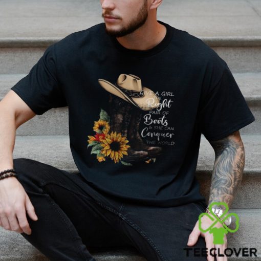 Simply Love Full Size Cowboy Hat & Boots Graphic Cotton T hoodie, sweater, longsleeve, shirt v-neck, t-shirt