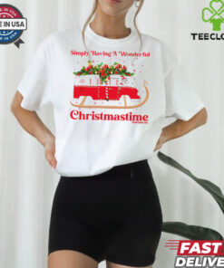 Simply having a wonderful Christmas time shirt