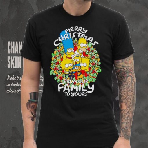 Simpson family Merry Christmas from our family to your hoodie, sweater, longsleeve, shirt v-neck, t-shirt