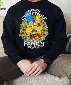 Simpson family Merry Christmas from our family to your hoodie, sweater, longsleeve, shirt v-neck, t-shirt