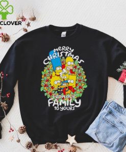 Simpson family Merry Christmas from our family to your hoodie, sweater, longsleeve, shirt v-neck, t-shirt