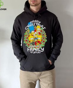 Simpson family Merry Christmas from our family to your hoodie, sweater, longsleeve, shirt v-neck, t-shirt