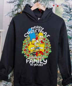 Simpson family Merry Christmas from our family to your hoodie, sweater, longsleeve, shirt v-neck, t-shirt