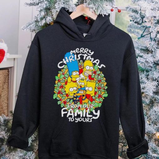 Simpson family Merry Christmas from our family to your hoodie, sweater, longsleeve, shirt v-neck, t-shirt