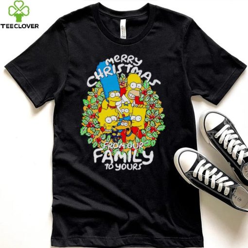 Simpson family Merry Christmas from our family to your hoodie, sweater, longsleeve, shirt v-neck, t-shirt