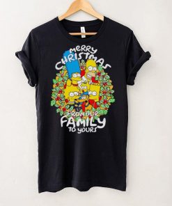 Simpson family Merry Christmas from our family to your hoodie, sweater, longsleeve, shirt v-neck, t-shirt