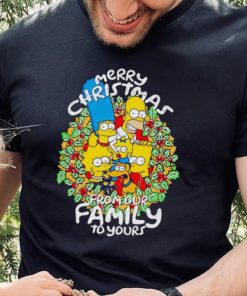 Simpson family Merry Christmas from our family to your hoodie, sweater, longsleeve, shirt v-neck, t-shirt