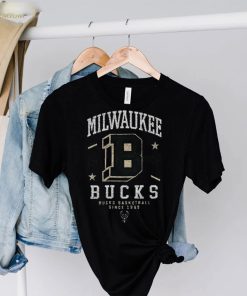 Since 1968 Icon Black Milwaukee Bucks Basketball Since 1969 T Shirt