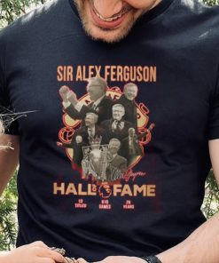 Sir Alex Ferguson Hall Of Fame Signature Shirt