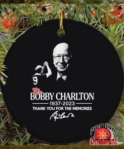 Sir Bobby Charlton 1937 2023 thank you for the memories ornament