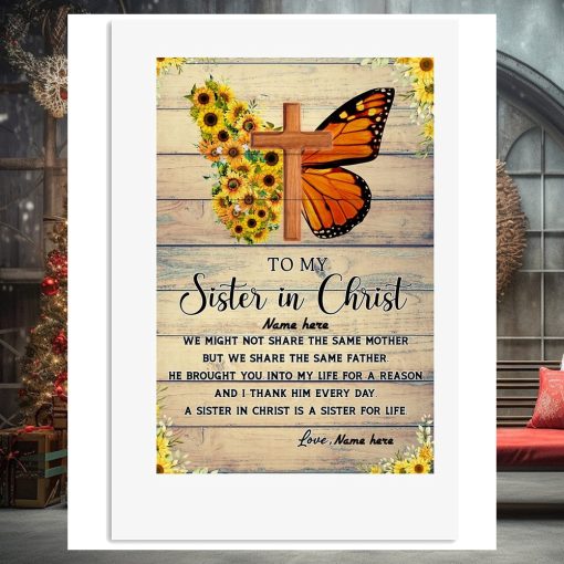 Sister in Christ Vertical Poster