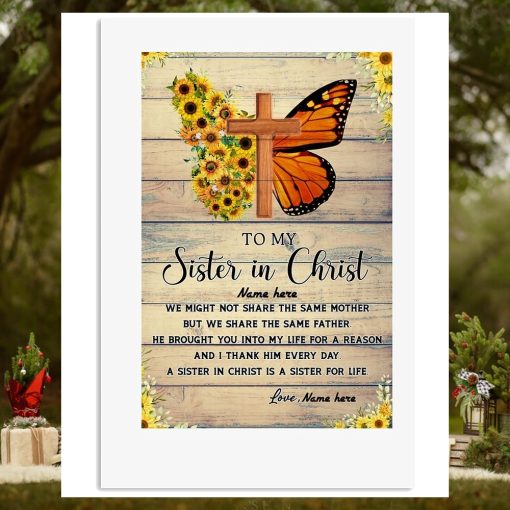 Sister in Christ Vertical Poster