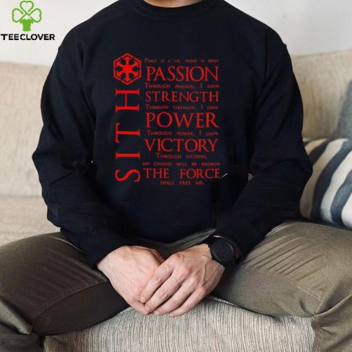 Sith peace is a lie there is only passion nice hoodie, sweater, longsleeve, shirt v-neck, t-shirt