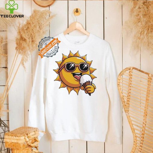 Siun eating ice cream Summer art shirt