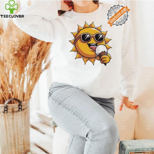 Siun eating ice cream Summer art shirt