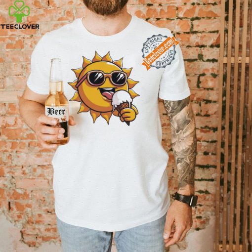 Siun eating ice cream Summer art shirt