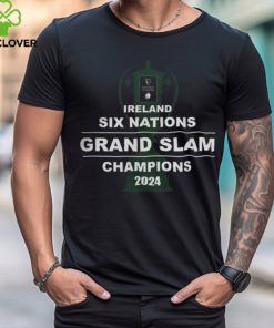 Six Nations Rugby Store Rugby Union Back To Back 2024 Champions Ireland Rugby Six Nation Grand Slam T Shirt