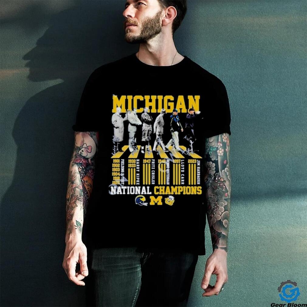 Six legend coaches of Michigan wolverines jim harbaugh 2023 shirt Six legend coaches of Michigan wolverines jim harbaugh 2023 shirt