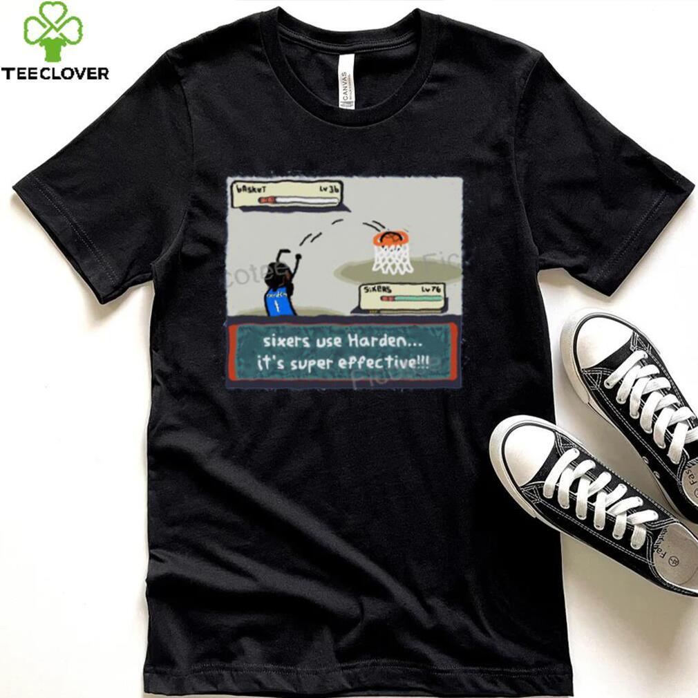 Sixers Use Harden It’s Super Effective Tee shirt Sixers Use Harden It’s Super Effective Tee shirt