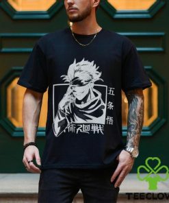 Siyah Renk Geniş Kesim Gojo Satoru Jujutsu Kaisen Baskılı Unisex Geniş Kalıp Anime T hoodie, sweater, longsleeve, shirt v-neck, t-shirt