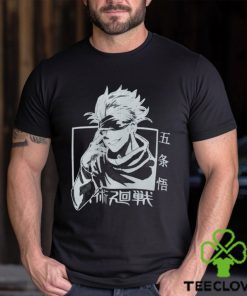 Siyah Renk Geniş Kesim Gojo Satoru Jujutsu Kaisen Baskılı Unisex Geniş Kalıp Anime T hoodie, sweater, longsleeve, shirt v-neck, t-shirt