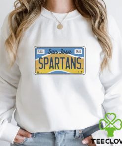 Sjsu License Plate San Jose State shirt