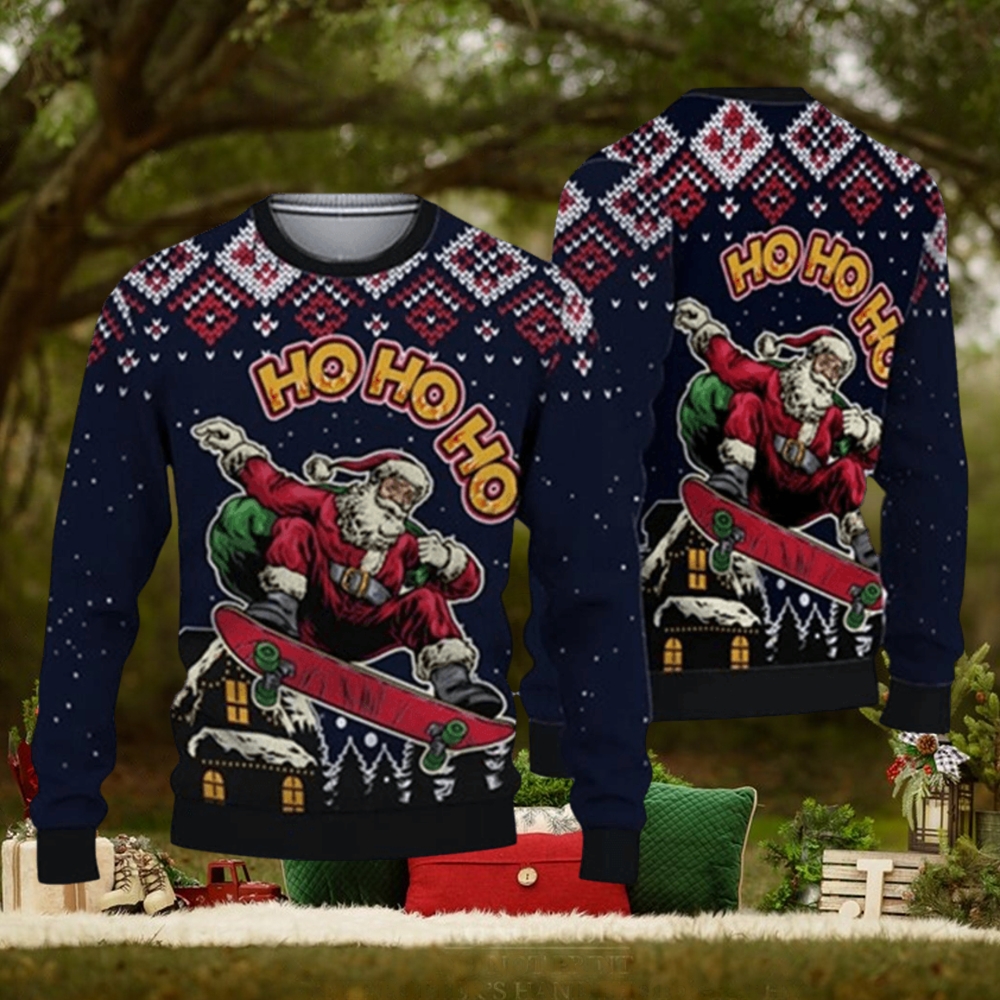 Santa claus clearance ugly christmas sweater