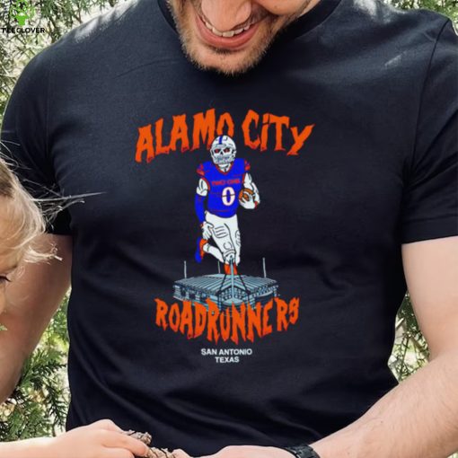 Skeleton Alamo City Roadrunners San Antonio Texas shirt