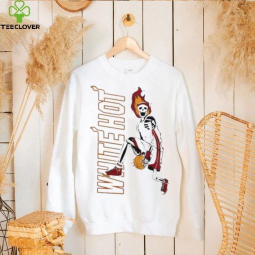 Skeleton Basketball White Hot shirt