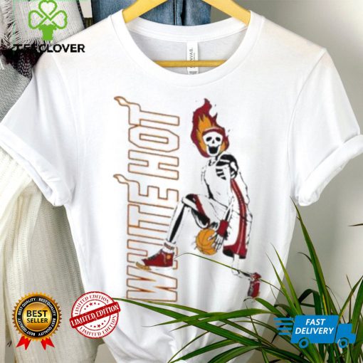 Skeleton Basketball White Hot shirt