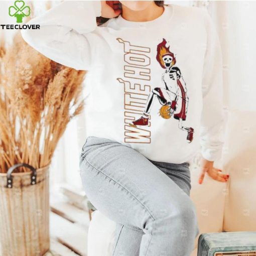 Skeleton Basketball White Hot shirt
