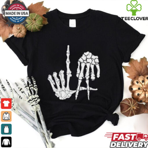 Skeleton Bone Hands Los Angeles Dodgers baseball MLB Halloween hoodie, sweater, longsleeve, shirt v-neck, t-shirt