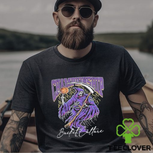 Skeleton Bucket Culture Championship Reaper Shirt
