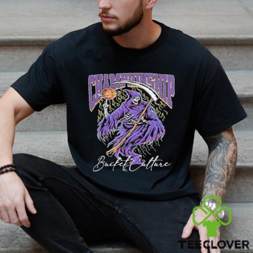 Skeleton Bucket Culture Championship Reaper Shirt