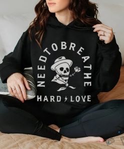 Skeleton Cowboy And Rose Band Need To Breathe Shirt
