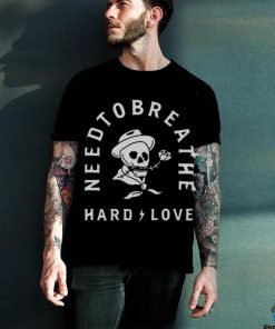 Skeleton Cowboy And Rose Band Need To Breathe Shirt