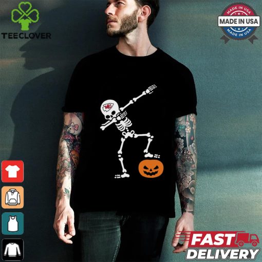 Skeleton Dabbing Kansas City Chiefs Halloween 2024 Shirt