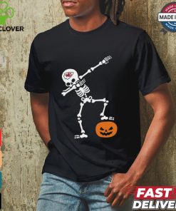 Skeleton Dabbing Kansas City Chiefs Halloween 2024 Shirt